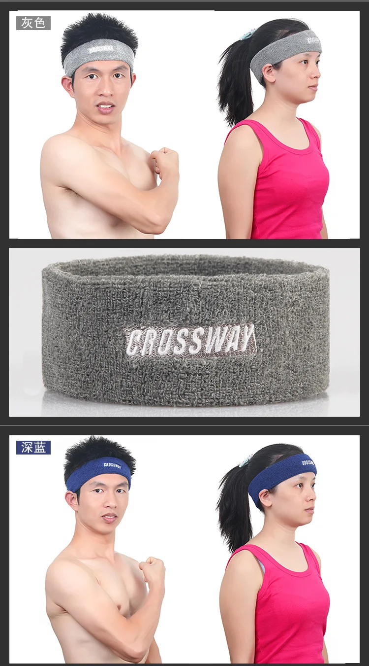 Хлопковая дышащая повязка на голову для мужчин и женщин Jonathan Crowe, спортивная одежда из чистого хлопка, впитывающая Пот повязка для волос
