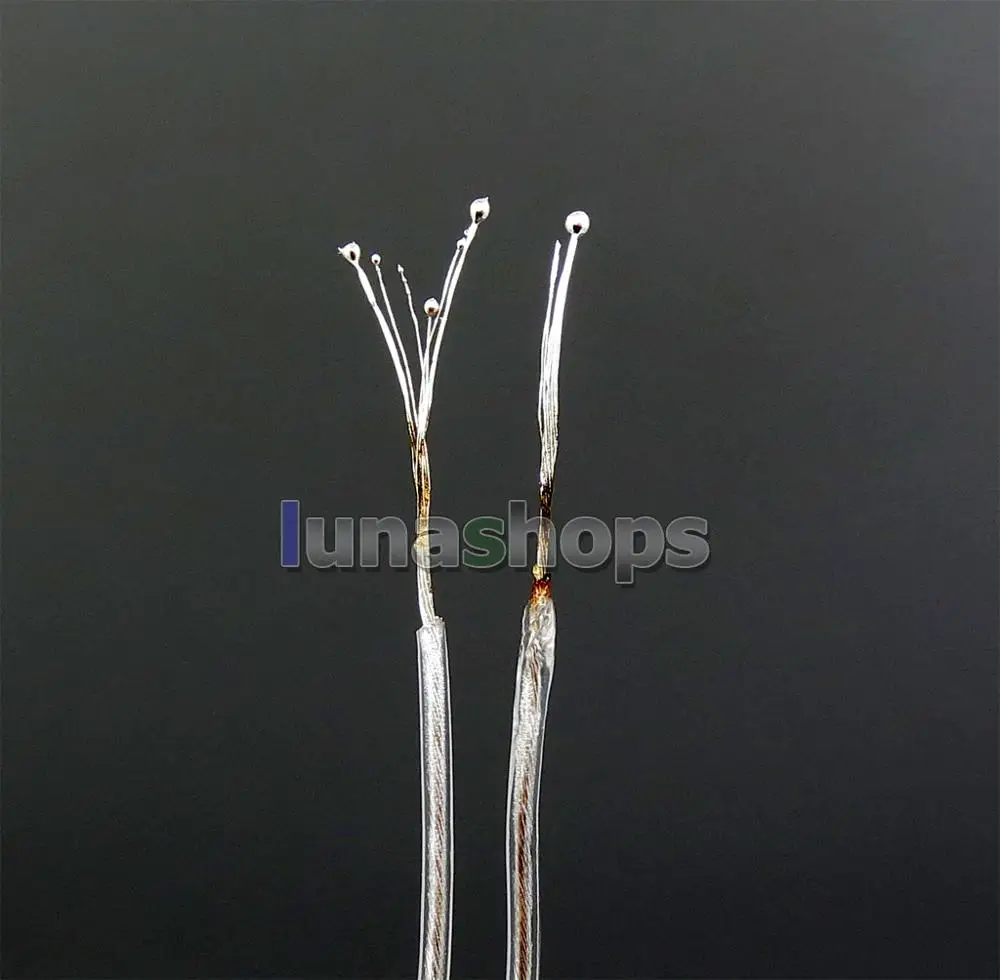 LN006461 New Pin 99 Pure Silver 8 Core XLR Headphone Cable For Oppo PM 1 PM 2 Planar Magnetic 1MORE H1707 Sonus Faber Pryma