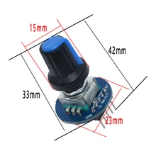 

1PCS EC11 Rotary Encoder Module With Potentiometer Knob Cap