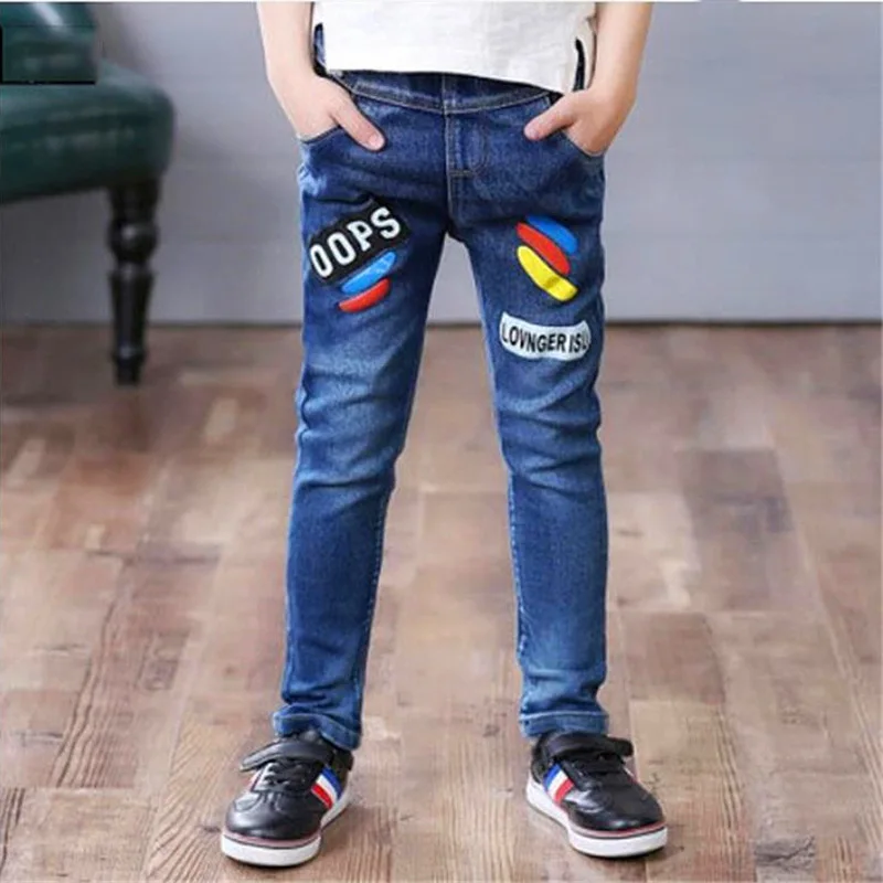 IENENS Kids Boys Stretch Jeans Spring Autumn Long Pants Young Boy