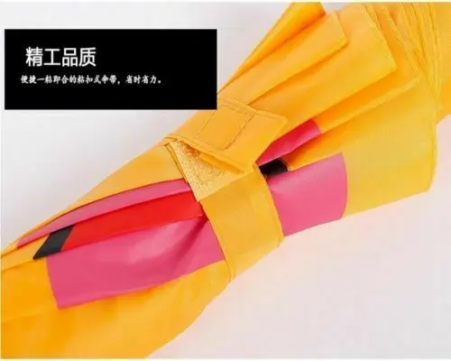 Высокое качество, детский желтый складной зонтик с изображением Пикачу из мультфильма Покемон го, большой подарок