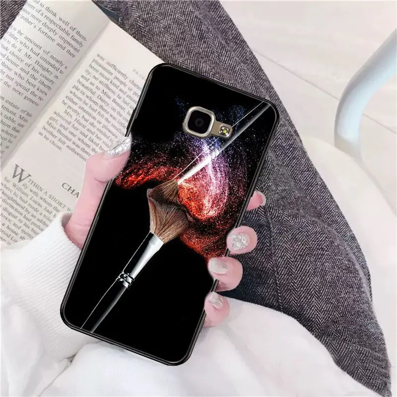 Girl love makeup brush