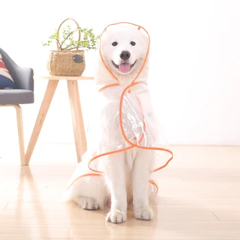 

Umbrella Big Dog Raincoat Waterproof Jacket Golden Retriever Labrador Dog Clothes Accessories Ropa Perro Pet Products XX60DR