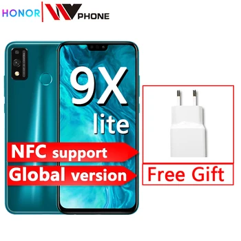 Перейти на Алиэкспресс и купить Новое поступление, Смартфон Honor 9X Lite, 4G, 128 ГБ, камера 48 МП, Kirin 710, 6,5 дюйма, телефон Android P, графический процессор Turbo 3,0, NFC