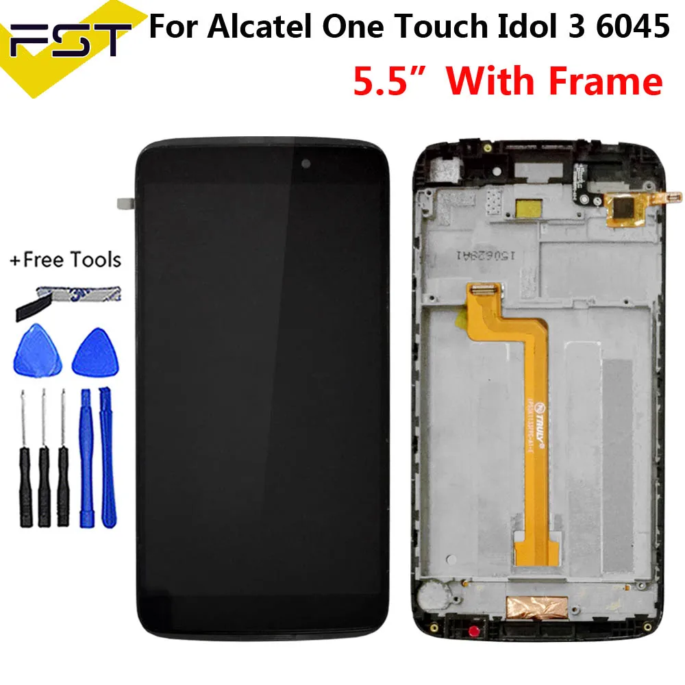 Для 5 &quotAlcatel One Touch Idol 3 6045 OT6045 6045K 6045Y ЖК дисплей кодирующий преобразователь