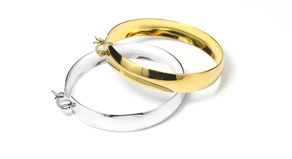 Innopes Fashion Gold Hoop Earrings For Women Girl Wide Long Tassel Small Big Hoop Earring Female Brincos Bohemian Jewelry Gifts