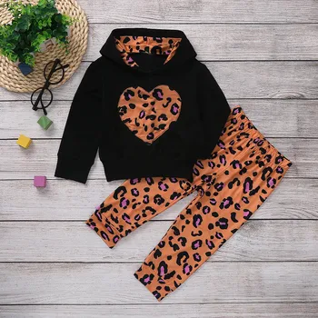 

Newborn Kid Baby Clothes Set Boy Girl Cotton Long Sleeve Hooded Hoodies+Pants Clothes Set Autumn Winter Baby Tracksuit Outfit