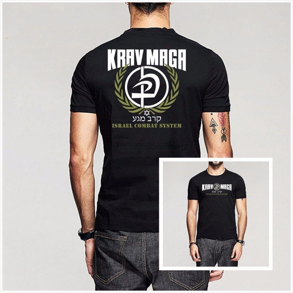 Krav Maga Israel Combat System Self Men T Shirts Print 2019 Fashion O Neck Top Cotton Casual Tops Tees |