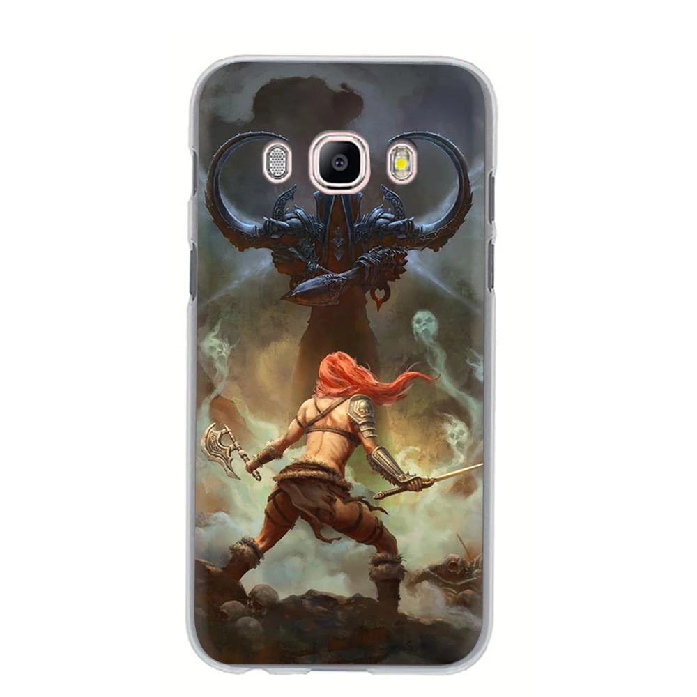 Diablo жесткий чехол для телефона с рисунком в виде обложка чехол для Samsung Galaxy A3 A5 A6 A7 A8 A9 A10 A30 A40 A50 A70 - Цвет: H12