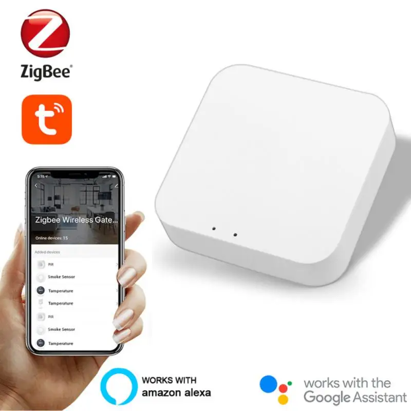 Mejor vendedor  Centro de enlace tygwz-01 Tuya ZigBee, compatible con 50 Uds., dispositivo para casa inteligente, puente, aplicación Smart Life, funciona con zigbee 3,0 wxQKMmWB88l