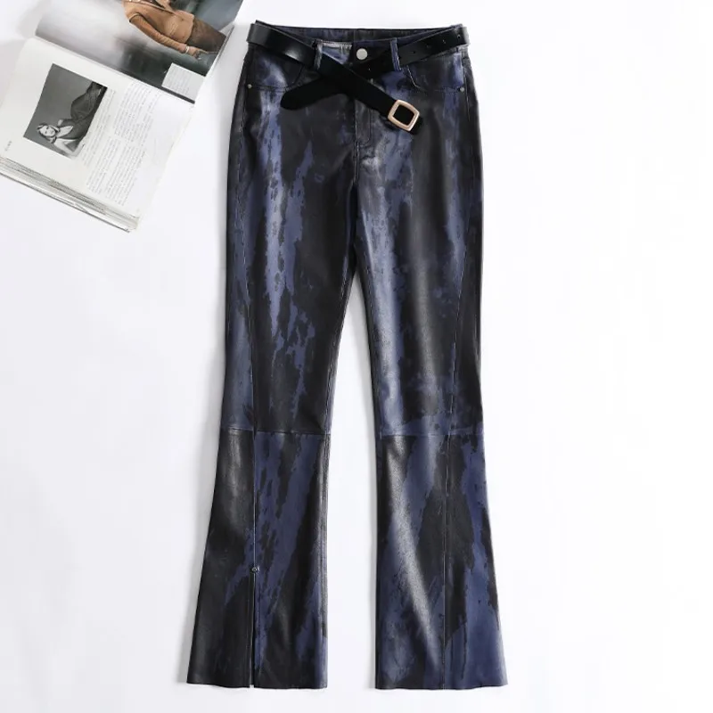 Рисунок 2 - Модные женские эластичные брюки из натуральной кожи