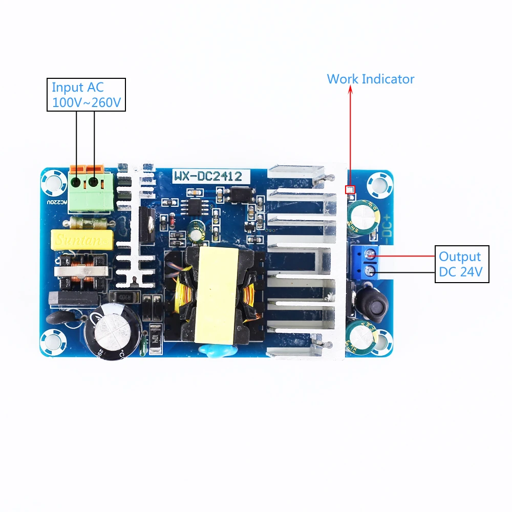 AC-DC 24V 4A 96W Step-Down Switch Power Supply Module Buck Converter 110V 220V to 24V