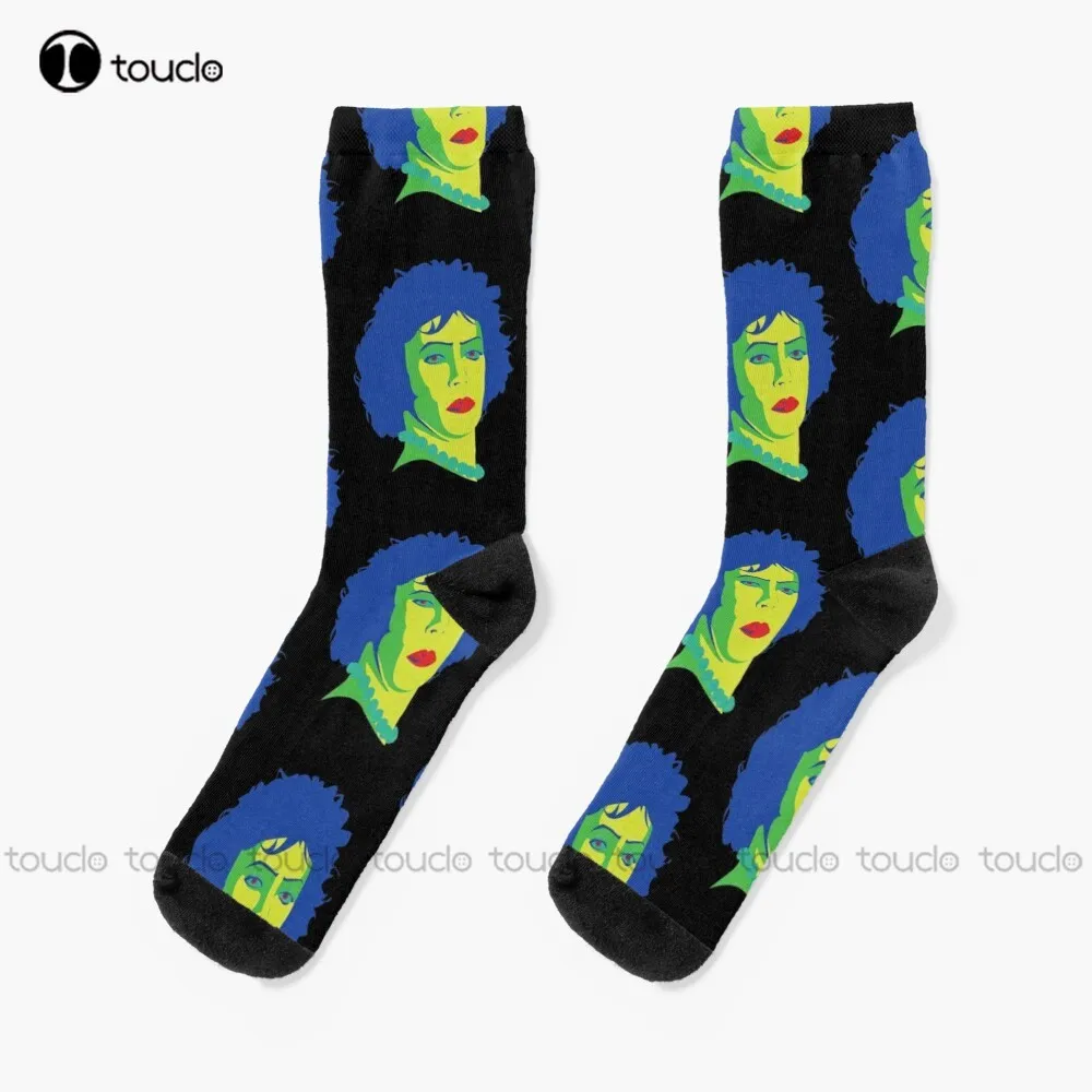 

Frank N F Frank N Further Horror Spooky Socks Funky Socks Personalized Custom Unisex Adult Teen Youth Socks 360° Digital Print