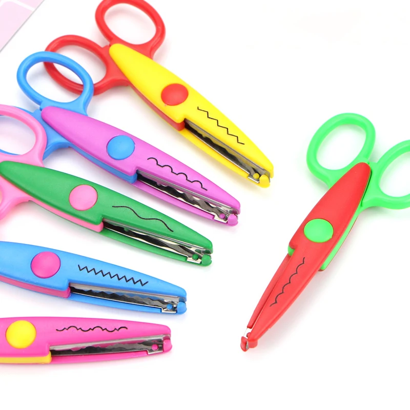 UCEC Craft Scissors Decorative Edge, Scissors for Crafting, Craft Scissors,  Zig Zag Scissors, Kids Scissors, Pattern Scissors for Kids Adults, Crazy