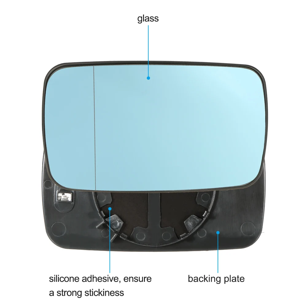 

Right Side Door Wing Mirror Glass with Heated Function for BMW E46 318 320 325 330 1998-2006