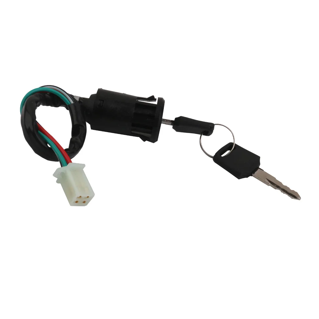Black Universall Ignition Switch With 2 Keys for Quad & Dirt Bikes 110/125/150cc/250cc