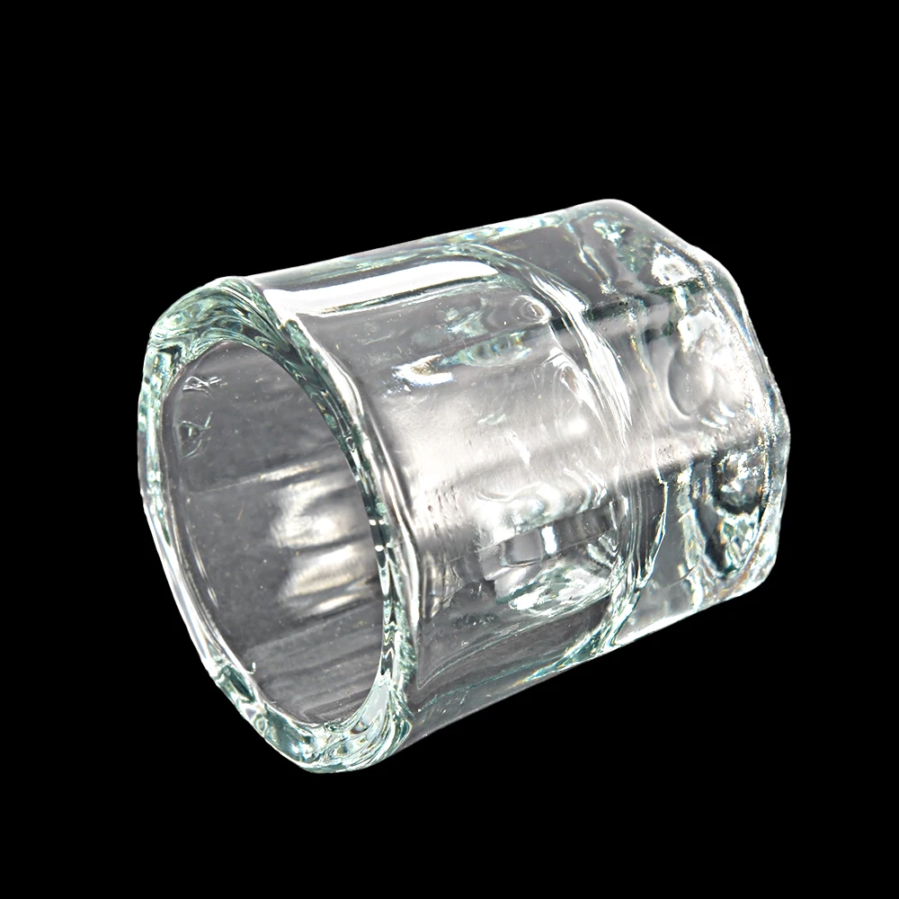 2PCS Crystal Glass Acrylic Acrylic Powder Liquid Nail Cup Dappen Dish Lid Bowl Cup Holder Equipment Nail Tools nail tools