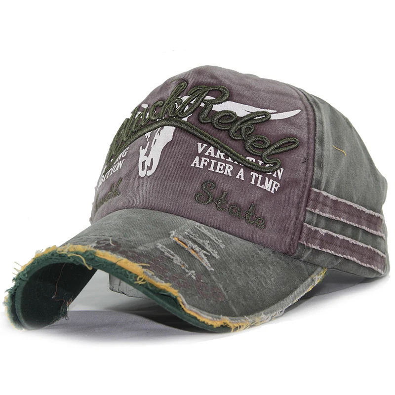 Бейсболка с вышитыми буквами Старый Бык Snapback летняя мужская Спортивная