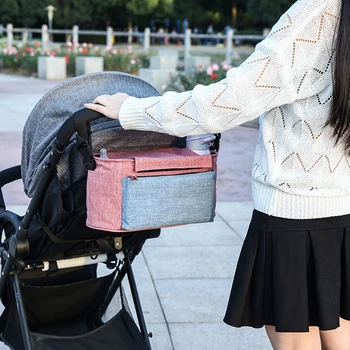 

Large Capacity Baby Stroller Organizer Bag Diaper Bags Waterproof Carriage Storage Package Accessories w