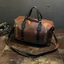 Модные сумки для мужчин кожаные дорожные Duffles дорожные сумки на плечо для ноутбука из натуральной коровьей кожи ручные сумки для багажа