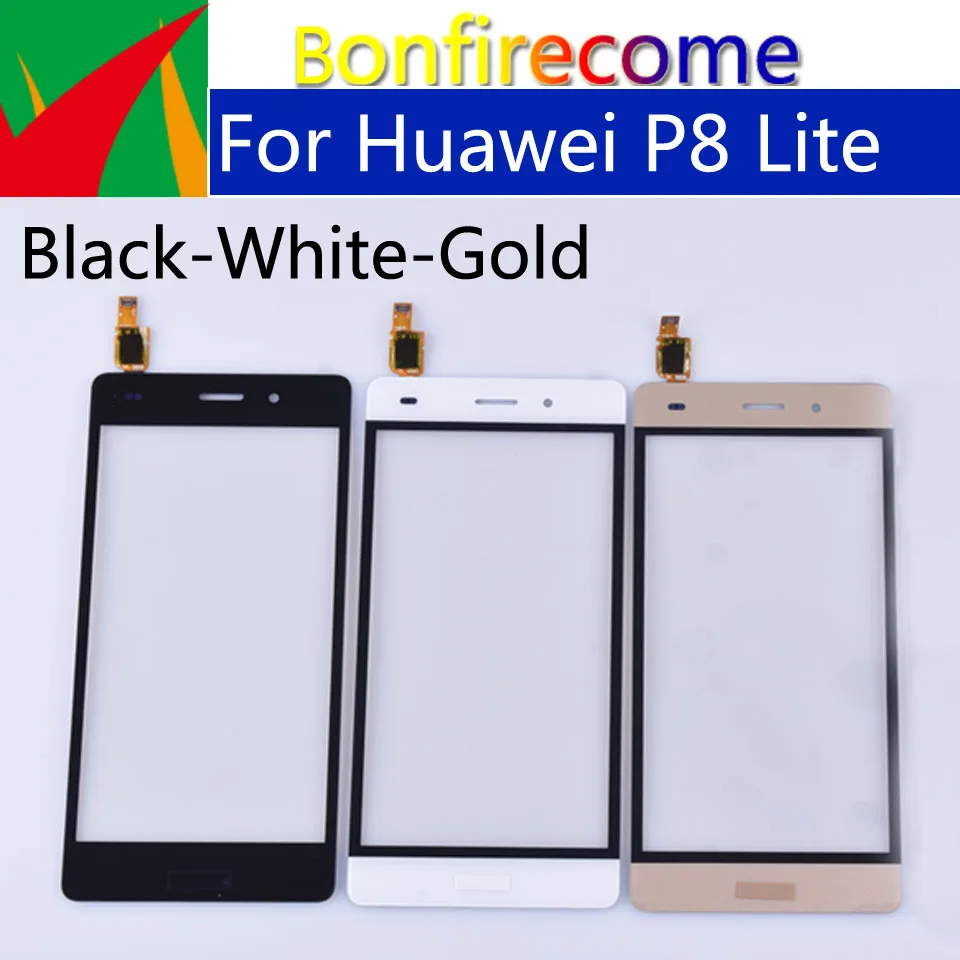 5," сенсорный экран Экран для Huawei P8 Lite ALE-L04 ALE-L21 ALE-TL00 ALE-L23 Сенсорный экран Панель Сенсор планшета солнечные фильтры Панель