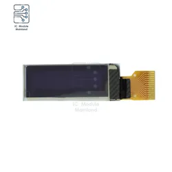 Módulo de exibição oled de 0.91 polegadas, 0.91 polegadas, ssd1306 iic i2c, interface 14pin 128*32 branco para arduino