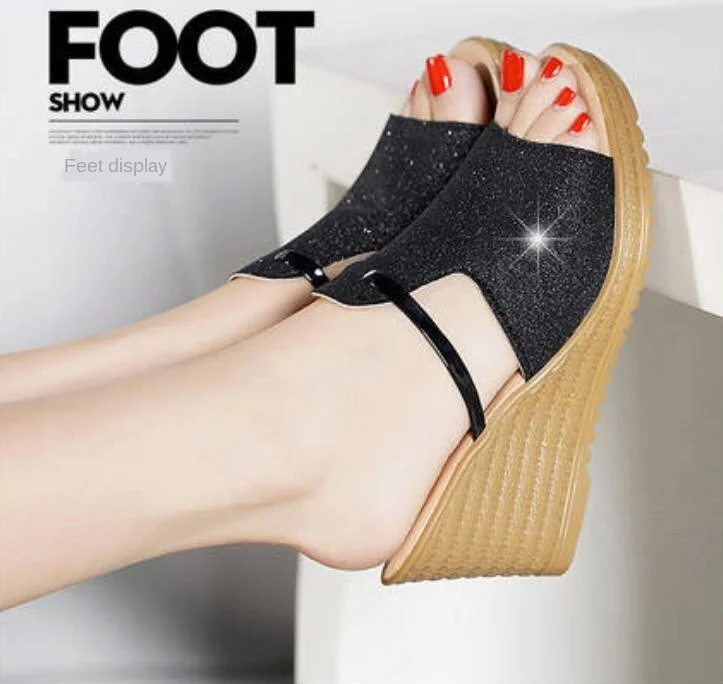Tongs Femme Confortable Bohème Compensées élastique Chaussures Orthopédique Chic Plates Talon Sandale Fille de Plage Strass Bout Ouvert Tong Ventes Flash de Printemps Été Chaussons Beach Vacation Tongs Femme Confortable Bohème Compensées élastique Chaussures Orthopédique Chic Plates Talon Sandale Fille de Plage Strass Bout Ouvert Tong Ventes Flash de Printemps Été Chaussons Beach Vacation