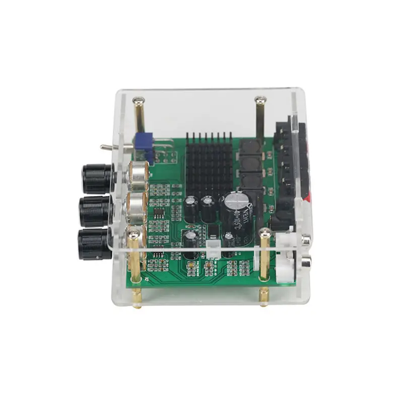 Tpa3116D2 80Wx2 Stereo Amplifier Audio Board Tpa3116 Digital Amplifier Sound Preamplifier Tone High Power Dc12-24V With Shell