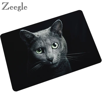 

Zeegle Doormat Rubber Floor Mat Non Slip Bathroom Doormat Waterproof Outdoor Mat Hallway Floor Rug Washable Cat Printed Door Mat