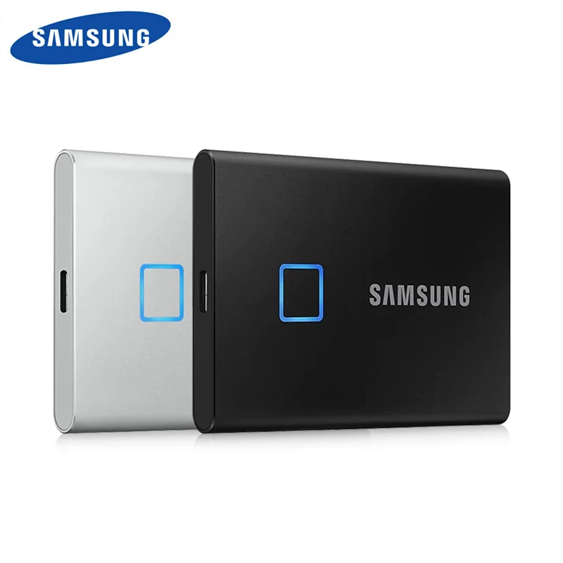 

Samsung T7 Touch Portable SSD 2TB USB3.2 500GB 2TB Fingerprint Recognition Unlock Type-C interface External Solid State Drive
