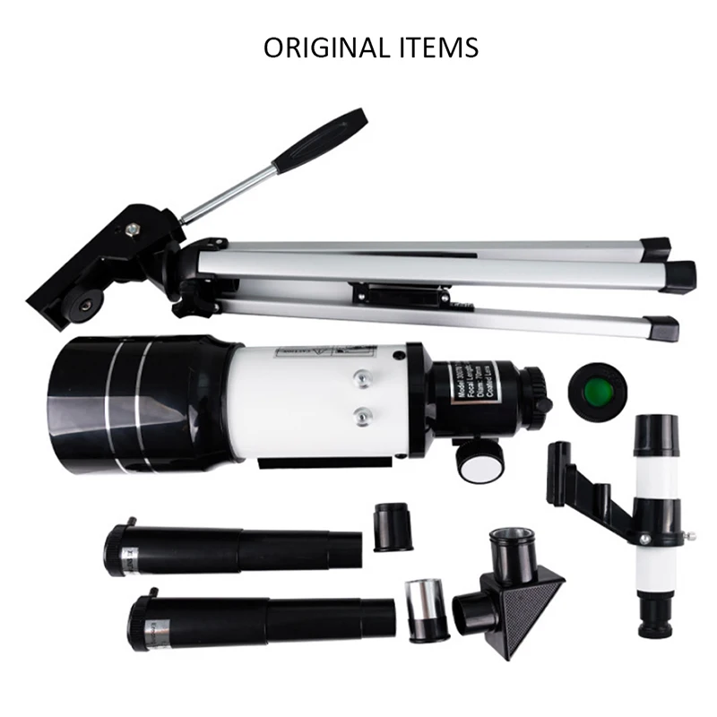 Refraction Type F30070 HD High-Power Telescope Astronomic Professional Multilayer Optical Coating With Tripod