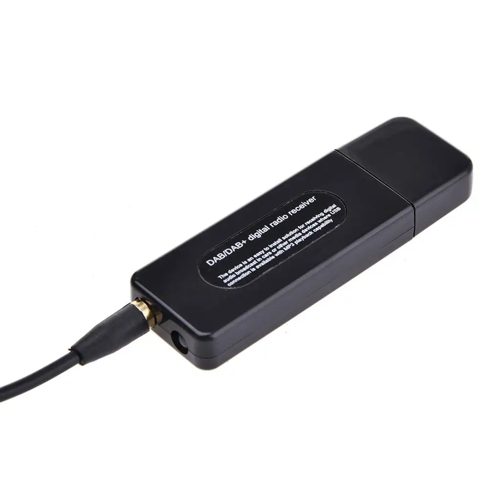 DAB автомобильный радиоприемник USB плеер USB 2,0 цифровой DAB+ радио тюнер вставляемый приемник для Android стерео dvd-плеер используется напрямую