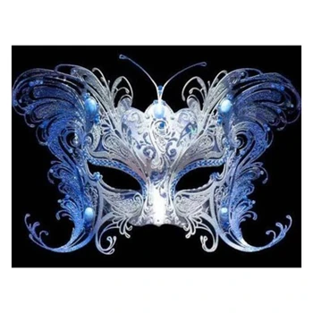 

Diamond Painting Woman Mask,Full Square Diamond Embroidery Full Display Cross Stitch Needlework Diy Home Decor