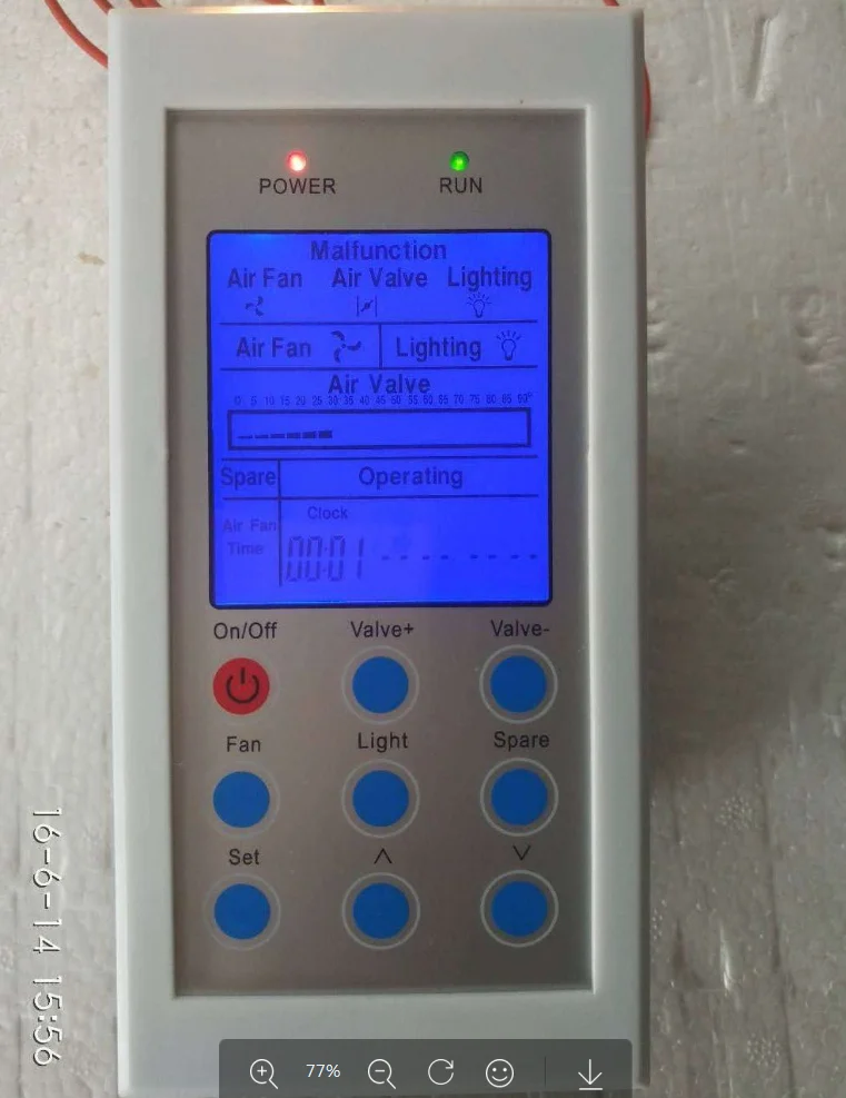 Laboratory Equipment Accessories Fume Hood Special Control Panel Fume Hood Controller Lcd