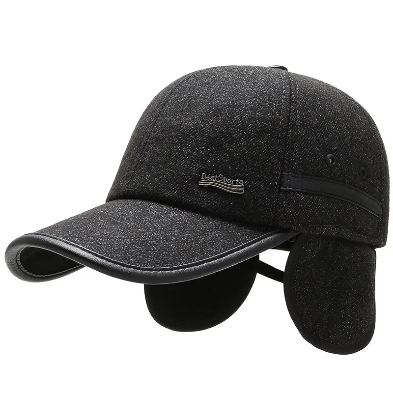 [NORTHWOOD] Бренд мужской зимней бейсболке теплые шляпы Snapback сгущает мужская бейсболка с ушами на открытом воздухе шляпа дальнобойщика Gorra