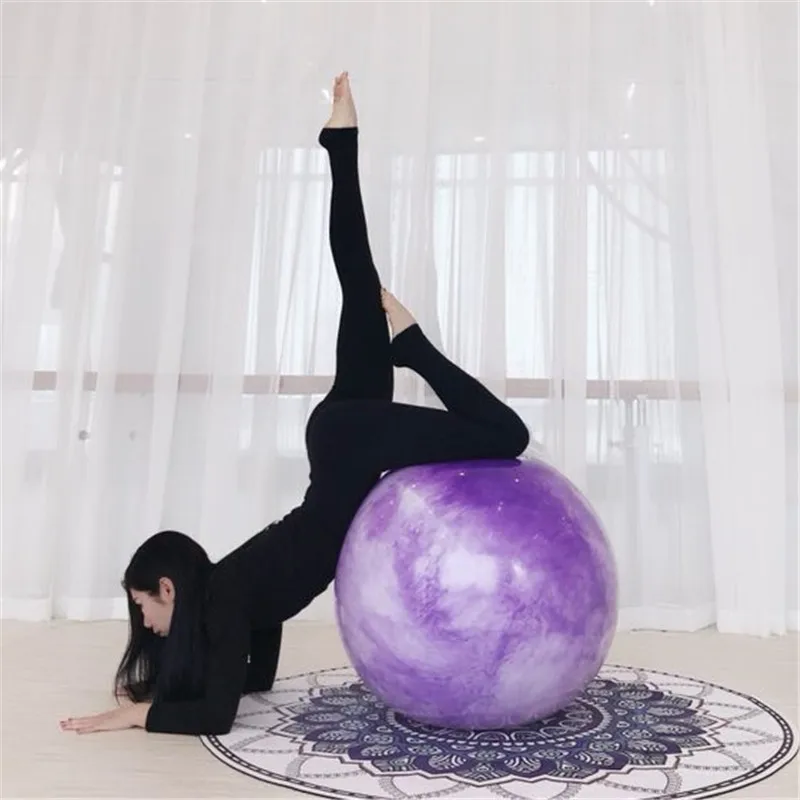2018-Newest-55cm-65cm-75cm-Yoga-Ball-Pilates-Balance-Balls-For-Women-And-Men-Pregnant-Weight