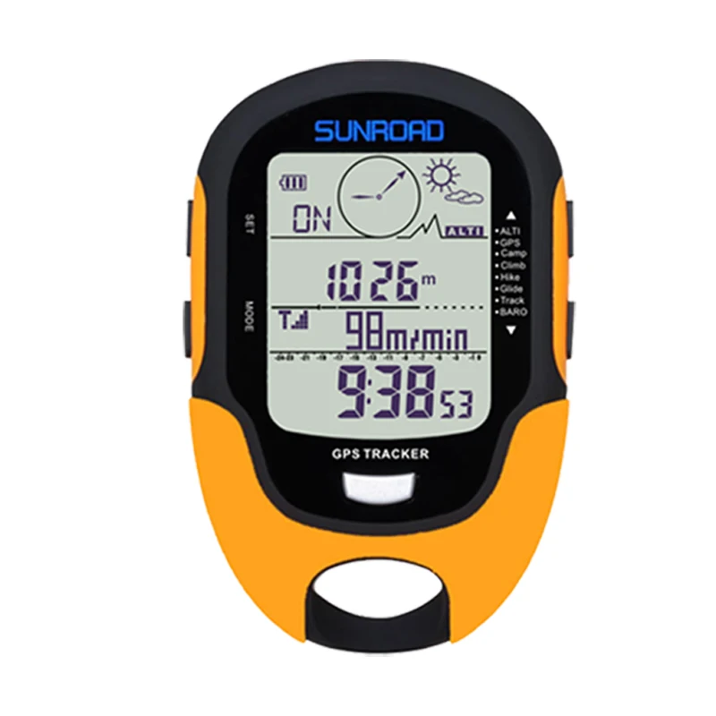 

Digital GPS Tracker Waterproof Altimeter Barometer Compass Outdoor Hiking Survival Military Camping Hiking Climbing Flashlight