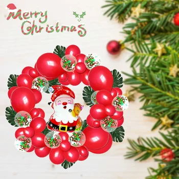 

6 Type Christmas Balloon Cute Santa Claus/Elk/Deer/Penguin/Bear/ Inflatable Cartoon Balloons Christmas Party Decorations