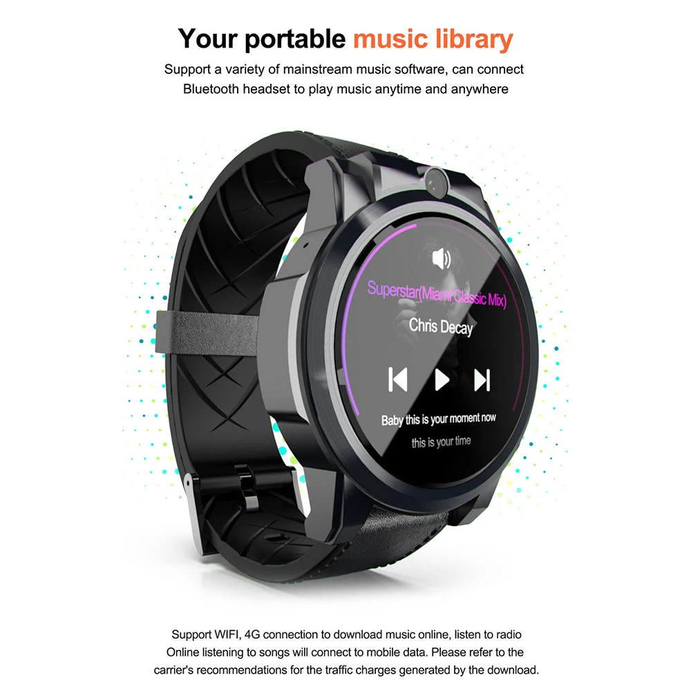 Lokmate X360 4G LTE Smartwatch 3GB32GB MT6739 Android 7,1 Bluetooth gps 1," сенсорный экран 5.0MP Видеозвонок 620 мАч умные часы для мужчин