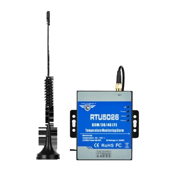 

4G LTE RTU Modbus TCP Gateway AC/DC Power Status Temperature Monitoring Alarm System Support Remote Reset Reboot RTU5026 EU Plug