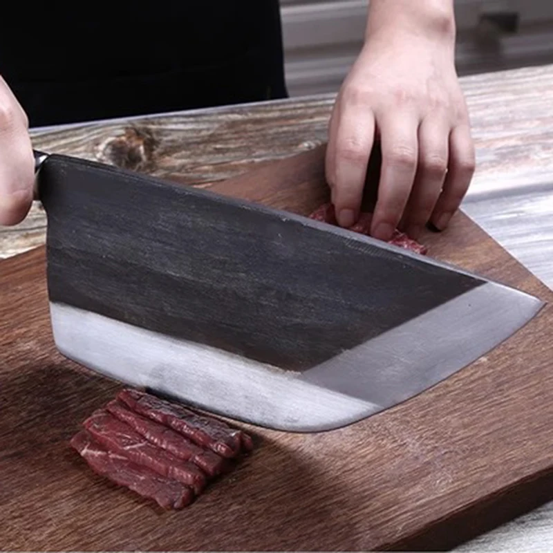 Stainless Steel Handmade Forged Butcher Knife Chinese Knife Chopping Butcher Knife Meat Cleaver Kitchen Knife Chef Knives