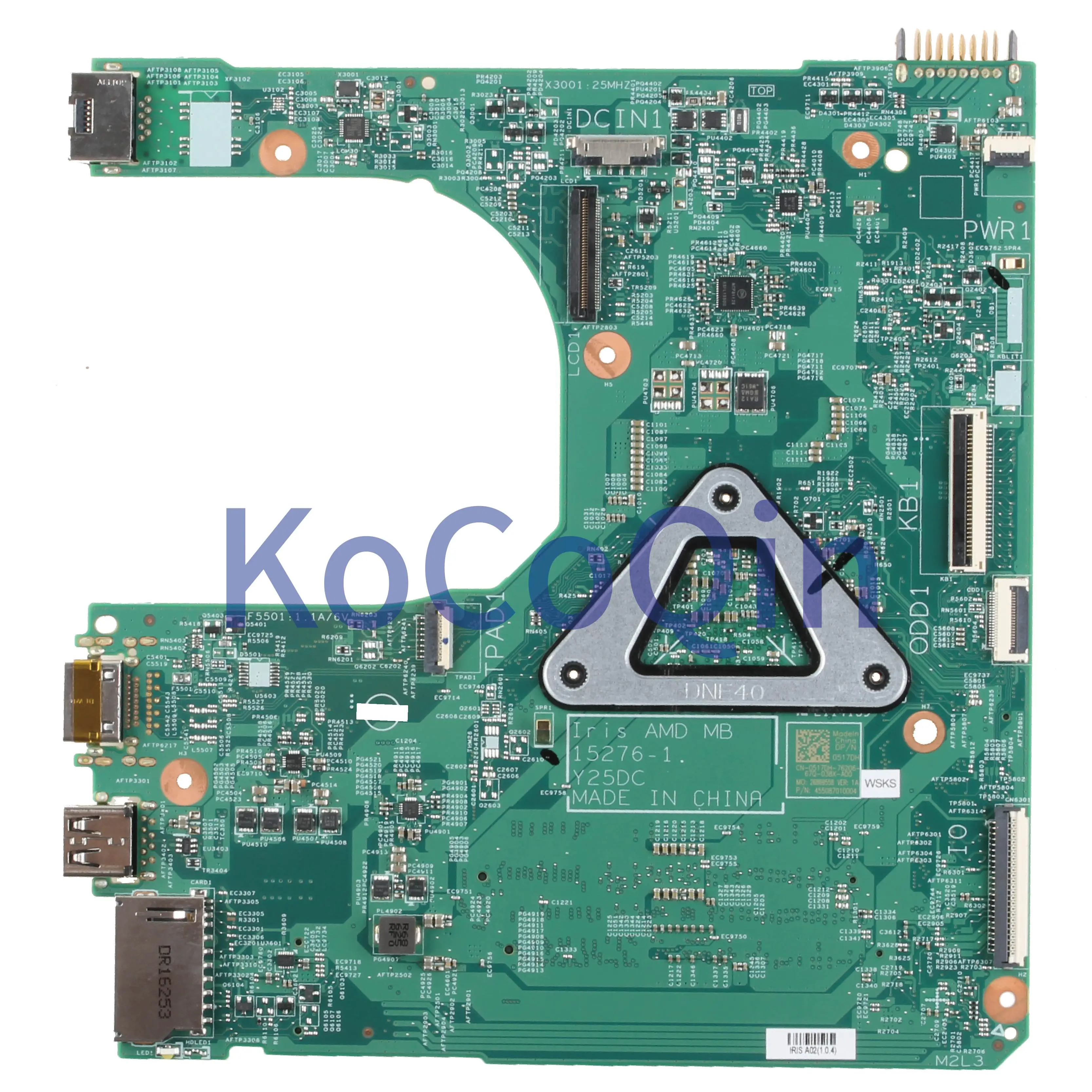wonderful  KoCoQin Laptop motherboard For DELL Inspiron 3555 EM6110 CPU Mainboard CN-0517DH 0517DH 15276-1