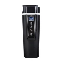 

12V24V Travel Heating Cup Car Truck Universal Electric Stainless Steel Kettles Water Warmer Bottle Portable Tea Boiler 400ml