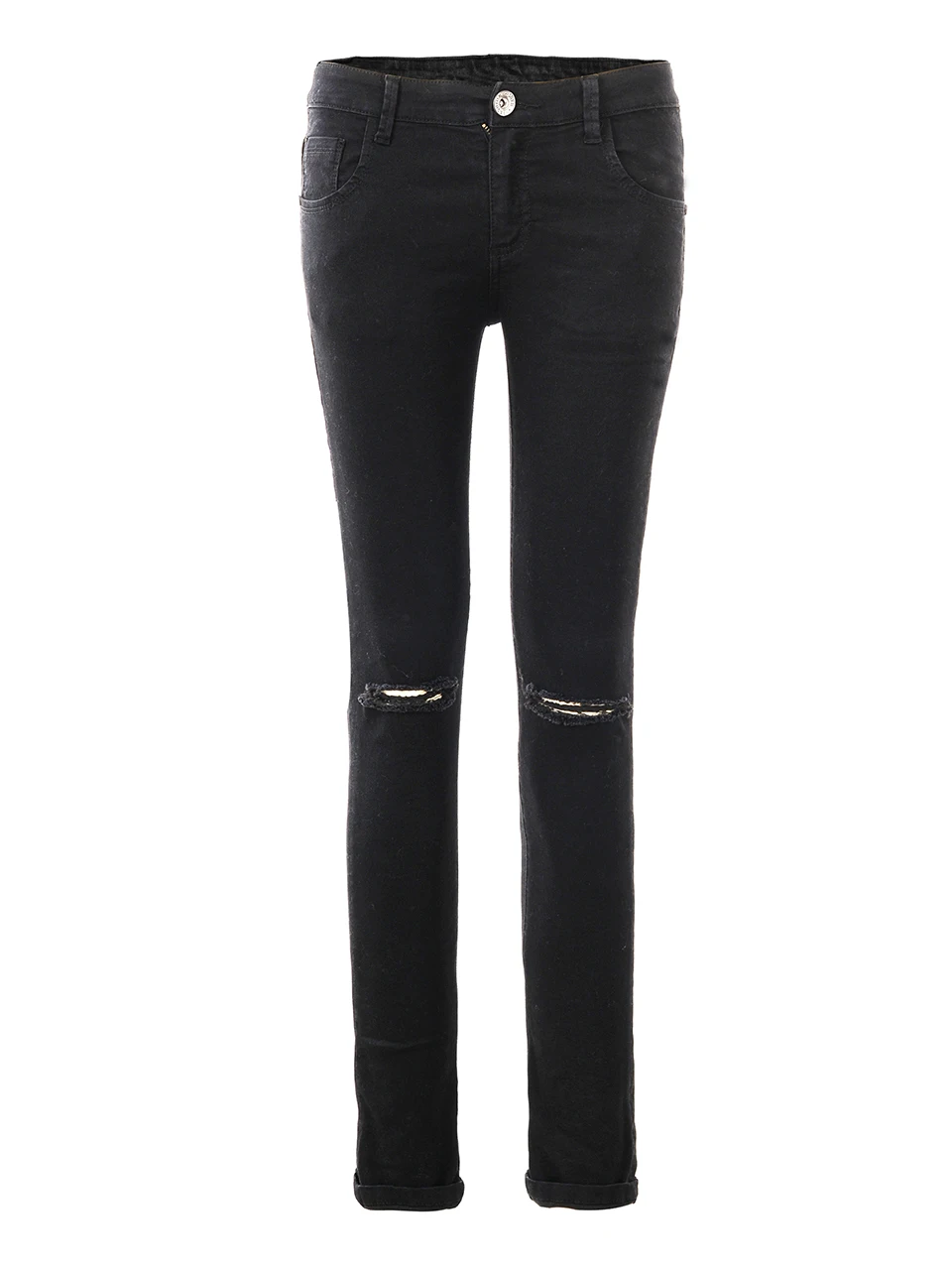 GLO-STORY, женские рваные обтягивающие джинсы,, высокая талия, эластичные, Дамская мода, американский стиль, обтягивающие джинсы-карандаш, 3295