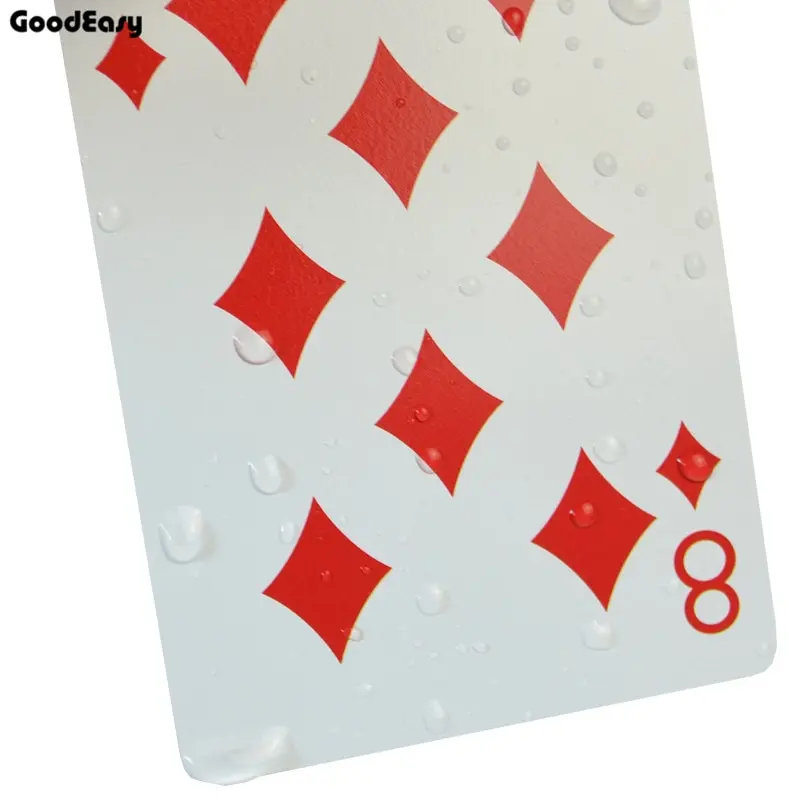Poker Cards Waterproof Texas Hold'em Playing Cards Plastic Black Jack Game Card Poker Game Board Card 1Pc playing cards,plastic playing cards,poker set