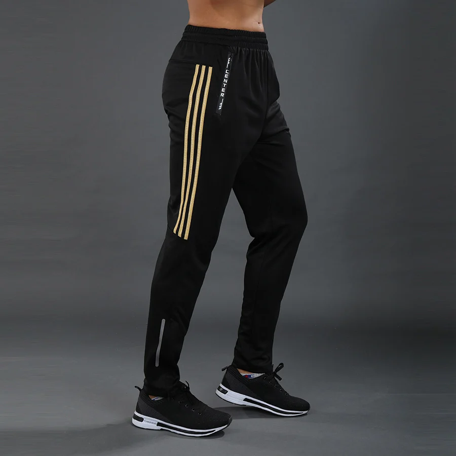 New Sports pants Men Running Pants zipper Athletic legging fitness Soccer pant Training Pant Elasticity jogging Gym Trousers 5XL