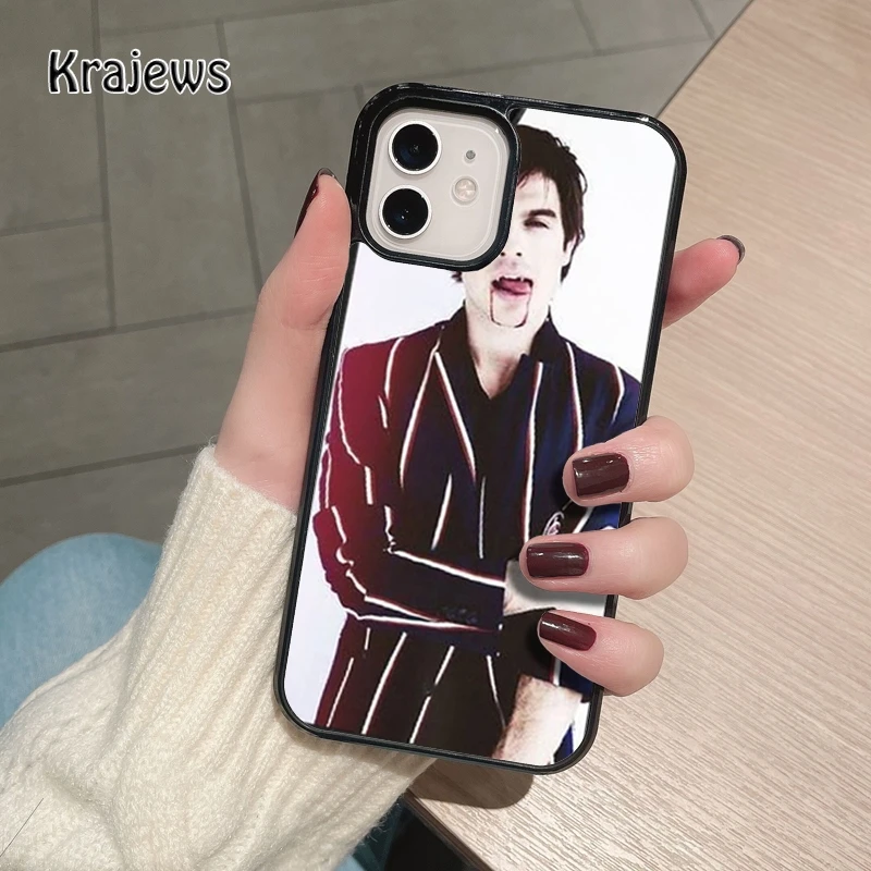 Krajews Vampire Diaries Damon Salvatore High Coque Phone Case For 