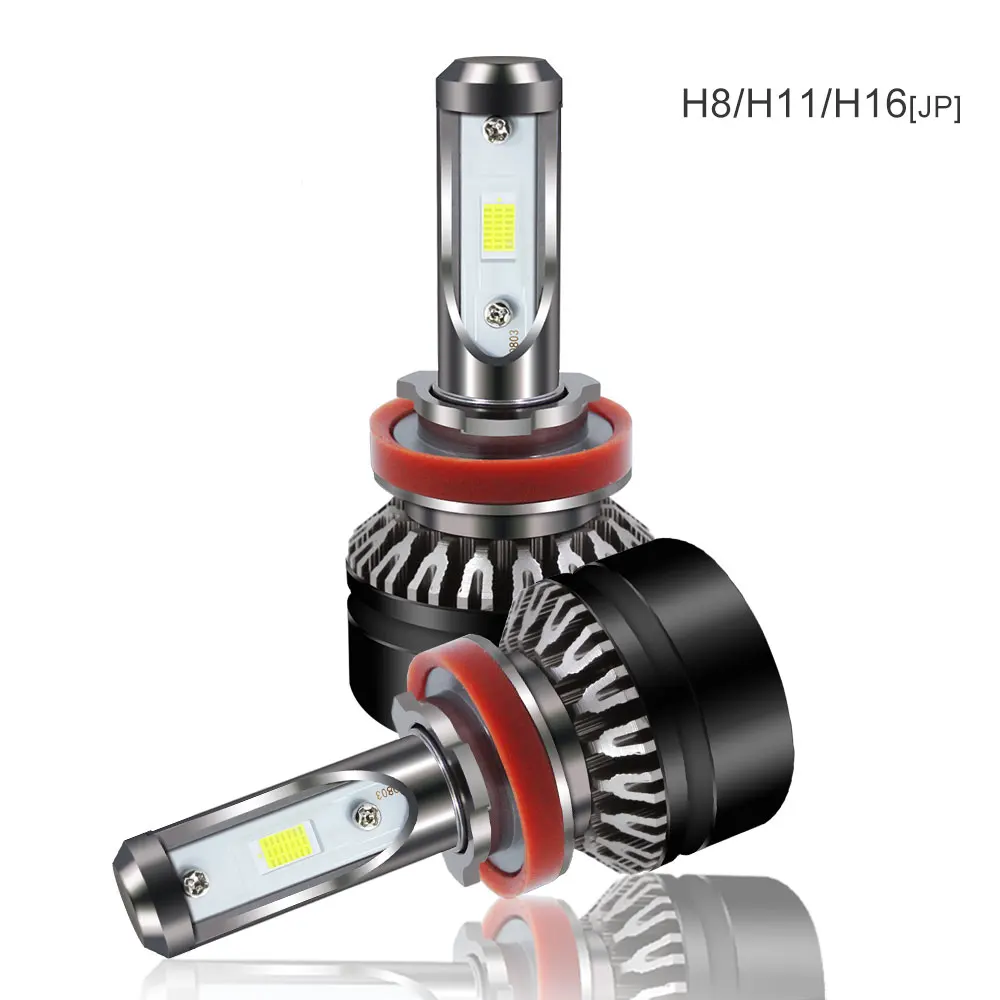 1 пара D6 H4/H7/H11 Автомобильный светодиодный светильник на голову, сменный комплект 60 Вт, 6000 лм, К, переключающий автомобильный светильник для грузовика - Испускаемый цвет: H11