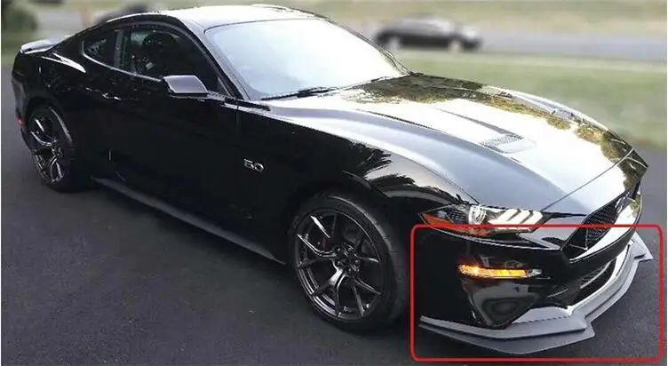 Высокое Качество PP передняя губа Крышка для Ford Mustang GT Стиль