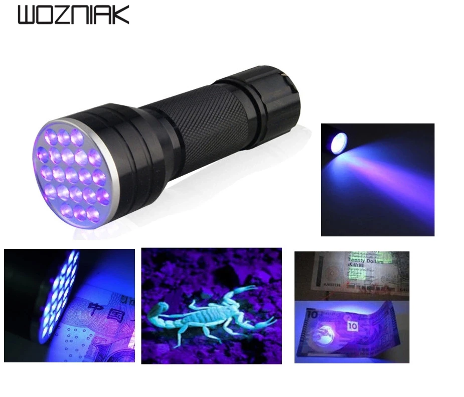 SUNSHINE SS-003-pegamento de luz UV Invisible para dinero, luces de curado UV, linterna utilizada para la placa base del teléfono móvil, 21 led - AliExpress Herramientas